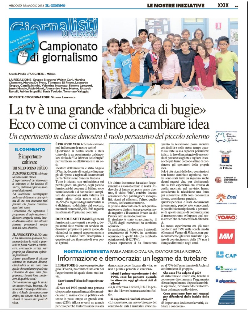Articolo 15 maggio 2013